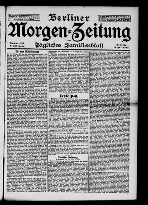Berliner Morgenzeitung vom 16.07.1893