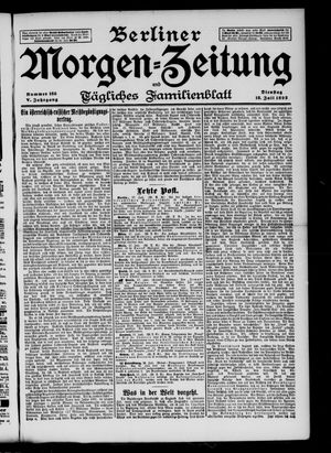 Berliner Morgen-Zeitung vom 18.07.1893