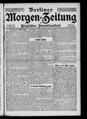 Berliner Morgen-Zeitung vom 19.07.1893