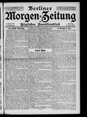 Berliner Morgen-Zeitung on Jul 21, 1893