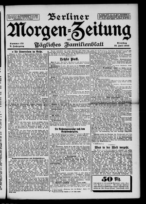 Berliner Morgen-Zeitung vom 25.07.1893