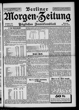 Berliner Morgen-Zeitung vom 26.07.1893