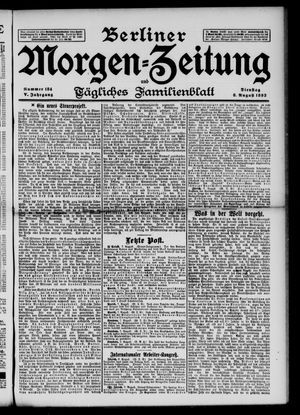 Berliner Morgen-Zeitung vom 08.08.1893