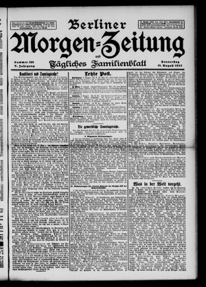 Berliner Morgen-Zeitung on Aug 10, 1893