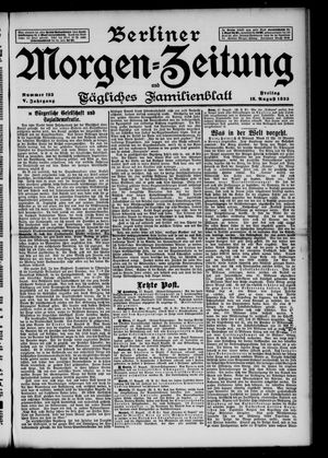 Berliner Morgen-Zeitung vom 18.08.1893