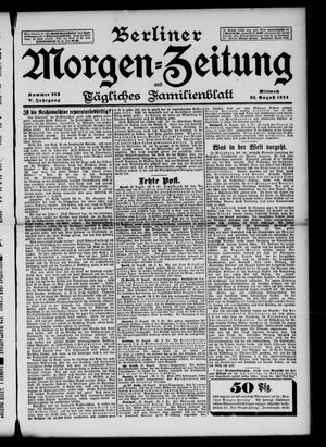 Berliner Morgen-Zeitung vom 30.08.1893