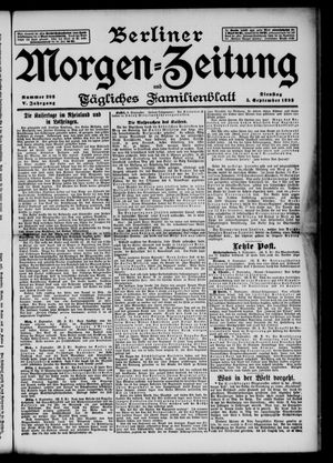 Berliner Morgen-Zeitung vom 05.09.1893