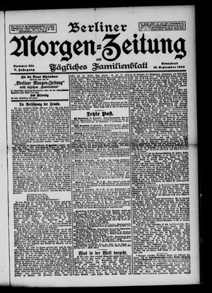 Berliner Morgen-Zeitung vom 23.09.1893