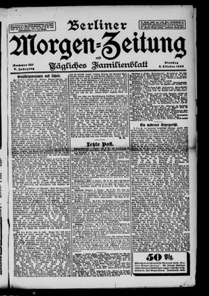 Berliner Morgen-Zeitung vom 03.10.1893