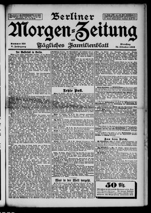 Berliner Morgen-Zeitung vom 24.10.1893