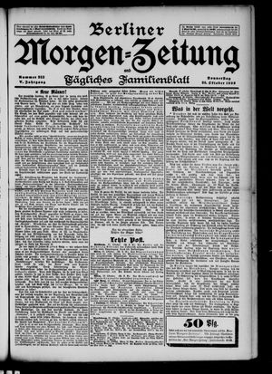 Berliner Morgen-Zeitung vom 26.10.1893
