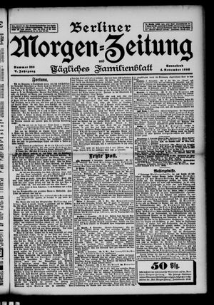 Berliner Morgen-Zeitung vom 04.11.1893
