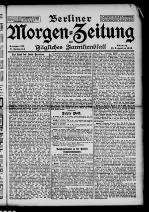 Berliner Morgen-Zeitung vom 10.12.1893