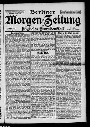 Berliner Morgen-Zeitung vom 17.12.1893