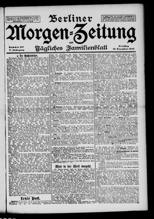 Berliner Morgen-Zeitung vom 19.12.1893