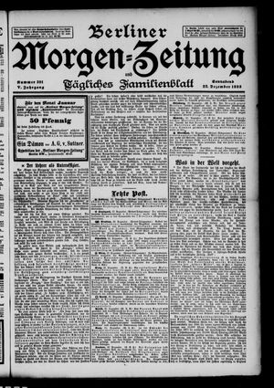 Berliner Morgen-Zeitung vom 23.12.1893