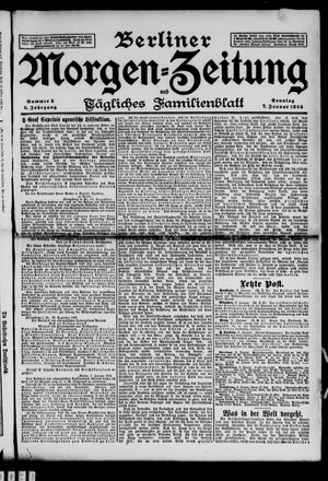 Berliner Morgenzeitung vom 07.01.1894