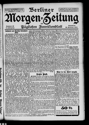 Berliner Morgenzeitung vom 24.02.1894
