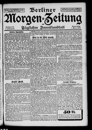 Berliner Morgenzeitung vom 01.03.1894