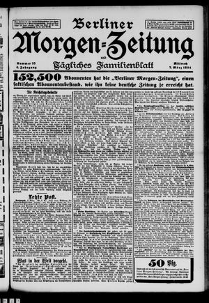 Berliner Morgenzeitung vom 07.03.1894