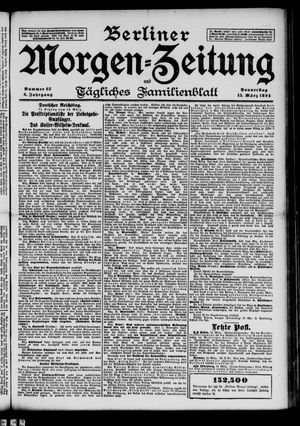 Berliner Morgenzeitung vom 15.03.1894