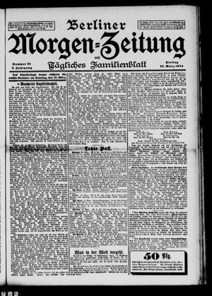 Berliner Morgen-Zeitung on Mar 23, 1894