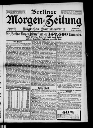 Berliner Morgenzeitung vom 31.03.1894