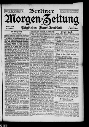 Berliner Morgenzeitung vom 14.04.1894