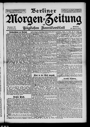 Berliner Morgenzeitung vom 18.04.1894