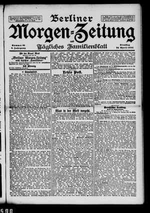 Berliner Morgen-Zeitung vom 24.04.1894