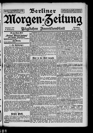 Berliner Morgenzeitung vom 01.05.1894
