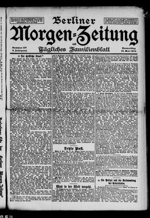 Berliner Morgen-Zeitung on May 10, 1894