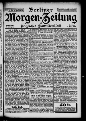Berliner Morgen-Zeitung on Jun 3, 1894