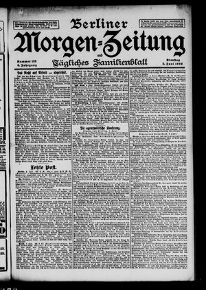 Berliner Morgenzeitung vom 05.06.1894