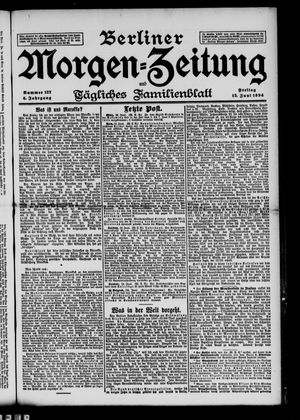 Berliner Morgenzeitung vom 15.06.1894