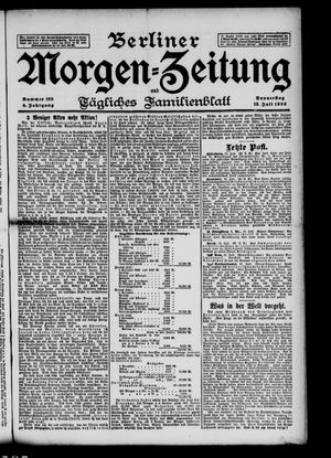Berliner Morgenzeitung vom 12.07.1894