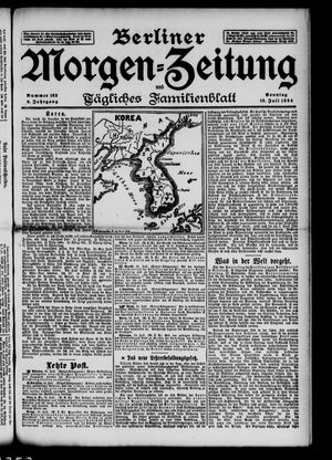 Berliner Morgenzeitung vom 15.07.1894