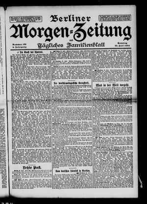 Berliner Morgen-Zeitung vom 22.07.1894