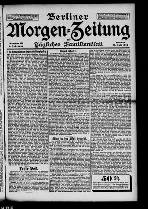 Berliner Morgenzeitung vom 25.07.1894