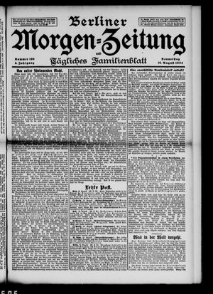 Berliner Morgenzeitung vom 16.08.1894