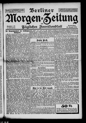 Berliner Morgenzeitung vom 23.08.1894
