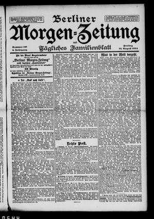 Berliner Morgenzeitung vom 24.08.1894