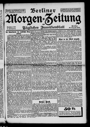 Berliner Morgen-Zeitung vom 28.08.1894
