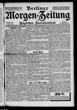 Berliner Morgen-Zeitung vom 29.08.1894