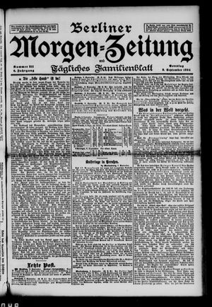 Berliner Morgenzeitung vom 09.09.1894
