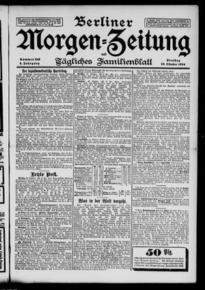 Berliner Morgenzeitung vom 23.10.1894