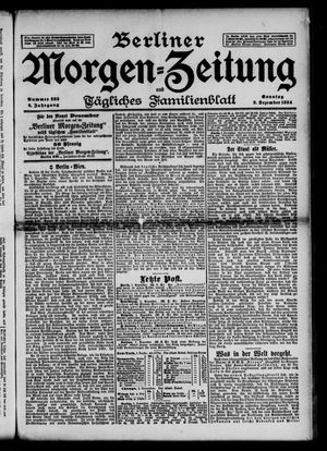 Berliner Morgen-Zeitung vom 02.12.1894