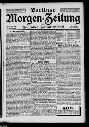 Berliner Morgen-Zeitung vom 04.12.1894