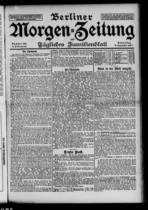 Berliner Morgen-Zeitung on Dec 6, 1894