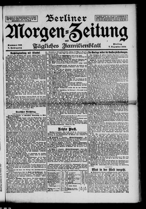 Berliner Morgenzeitung vom 07.12.1894